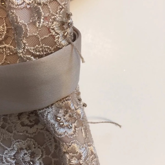 JS Collections Sz 6 Gold Beaded Jacket - Picture 4 of 8